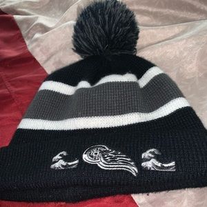 Red Wings Beanie (Black/Grey/White)